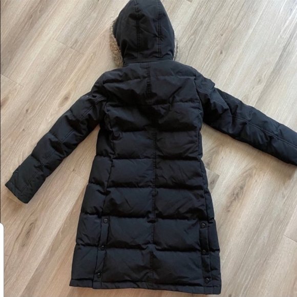 LRL Down & Feathers midi puffer coat 3/4 Length small cosmetic flaws exc coa - Picture 3 of 9